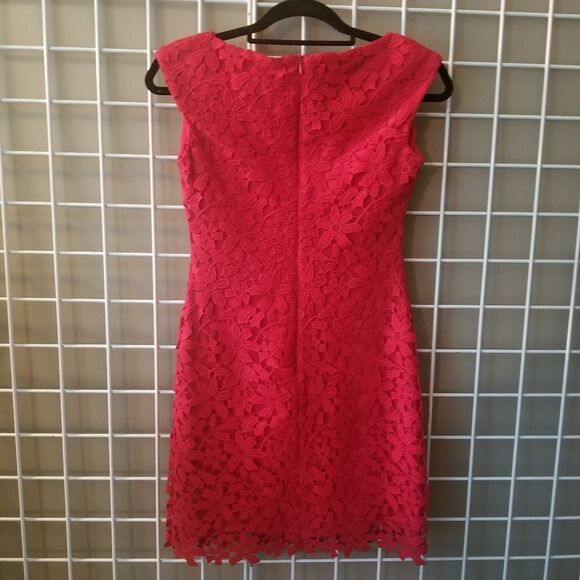 Ralph lauren Crochet Lace Overlay Sheath Dress - Picture 2 of 7